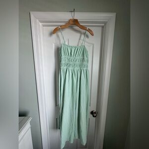 American Eagle Outfitters Mint Green Maxi Dress